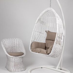 ljuljacka swing bijela ¸1 Nimfa, stolica i stol