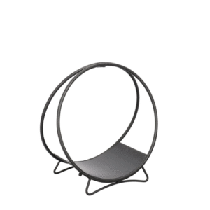 Stalak za drva, crni