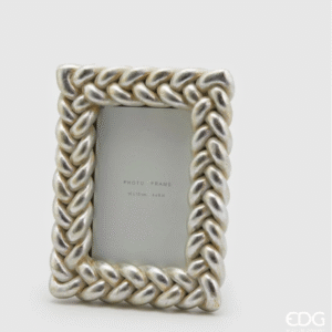 Okvir za slike Treccia, srebrni 22x16 cm