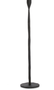 Svijećnjak Tehri, crni, metal