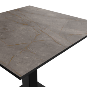 Stolna ploča HPL compact 70×70 cm, grey stone premium/black stone premium